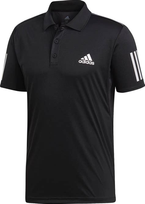 adidas 3 streifen club polo shirt schwarz gr.xl|adidas Men's 3.